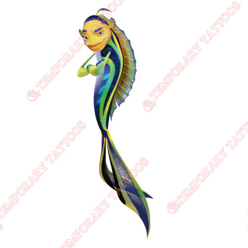 Shark Tale Customize Temporary Tattoos Stickers NO.3414